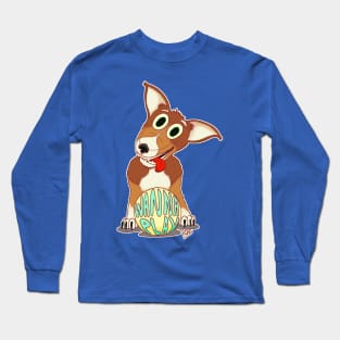 Happy dog wants to play Long Sleeve T-Shirt